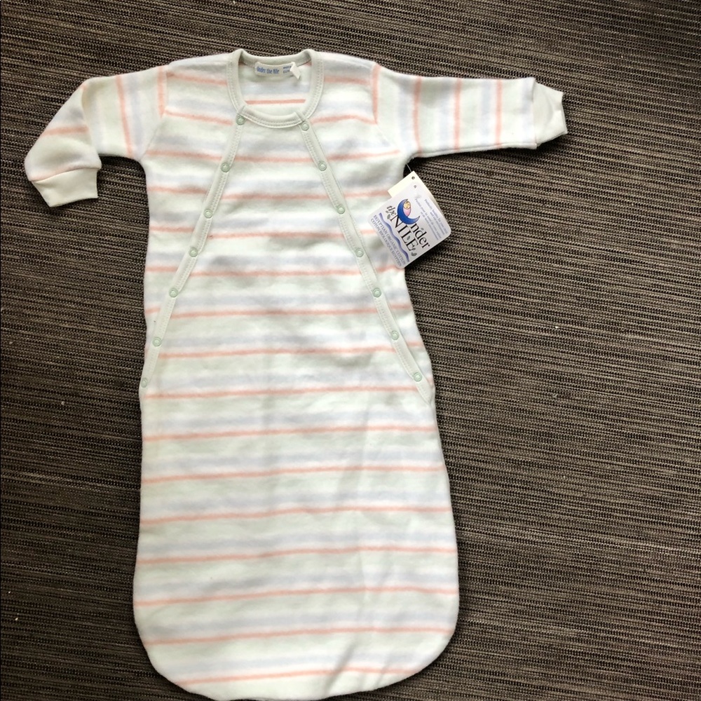 Baby Nightgown Sleepsack Organic Cotton NB-6mo